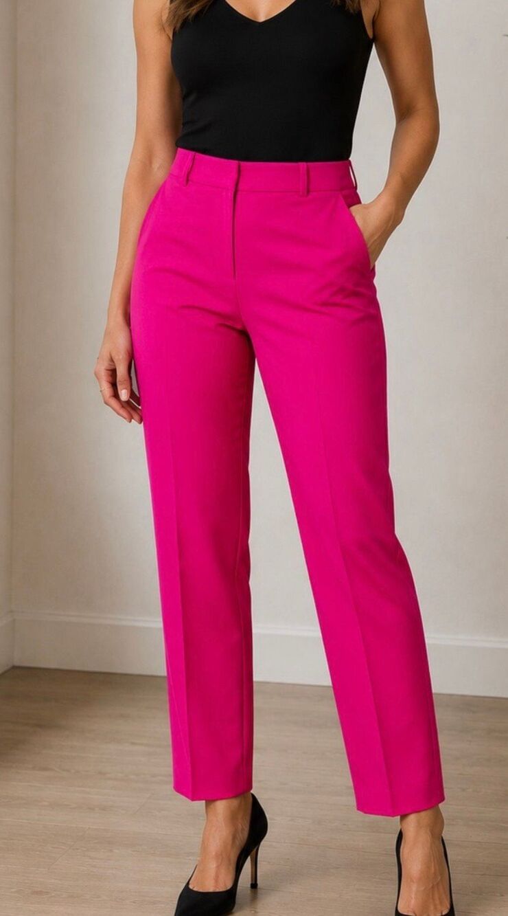 EUC Banana Republic Avery Pants Size 8 Hot Pink!